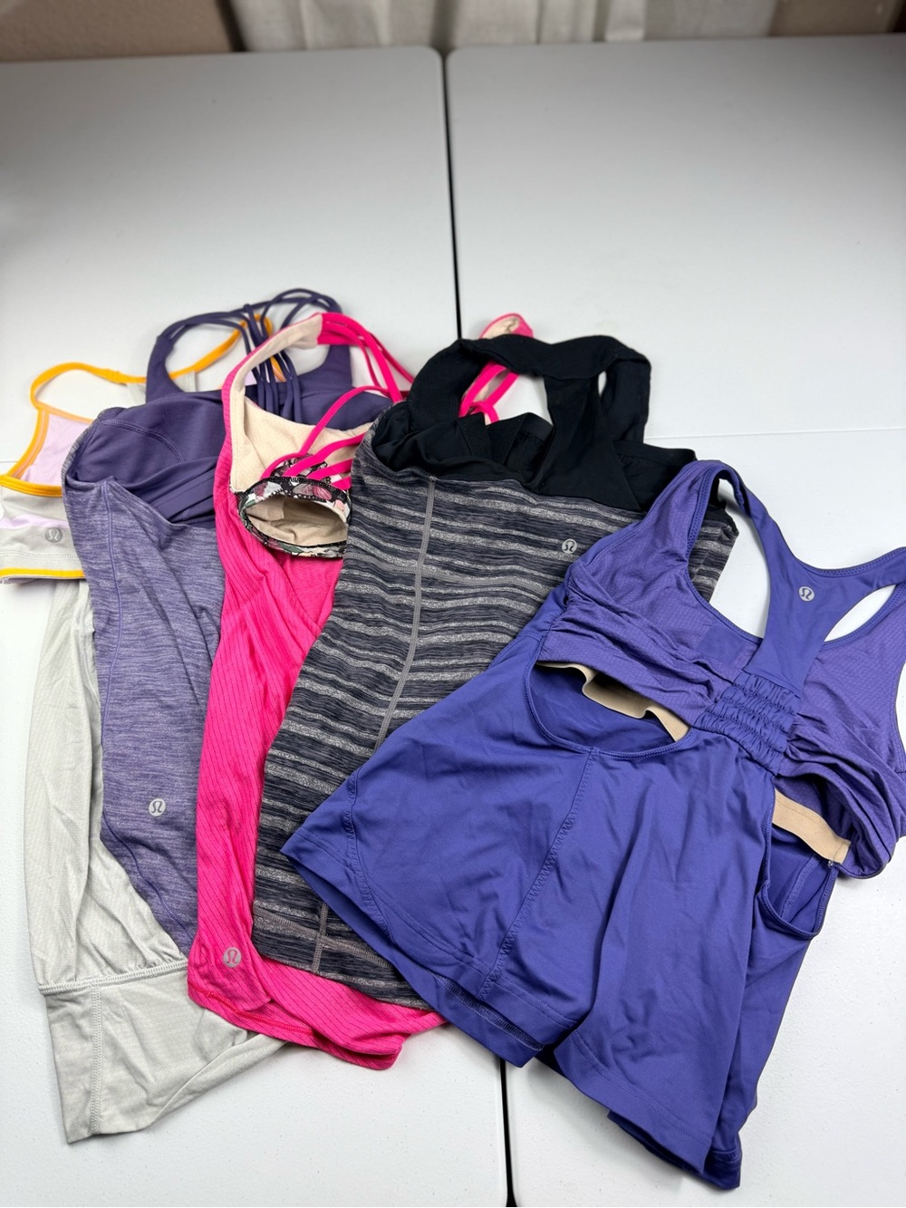 lululemon athletica Mixed-Color Women's Strappy Sports Tank Bundle